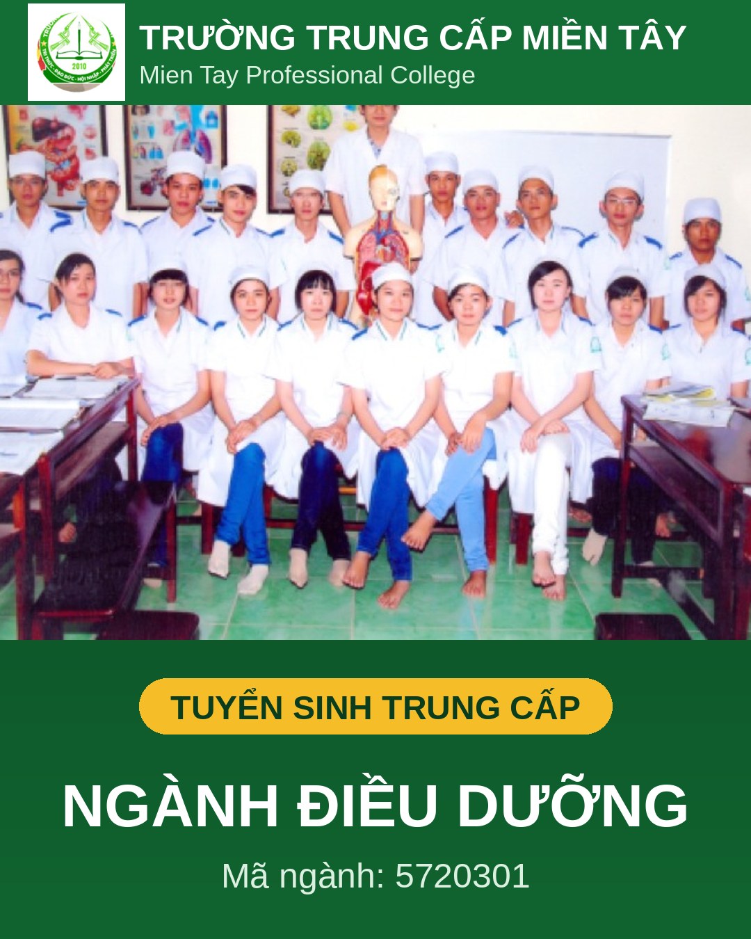 Tuyển sinh trung cấp ngành Điều dưỡng